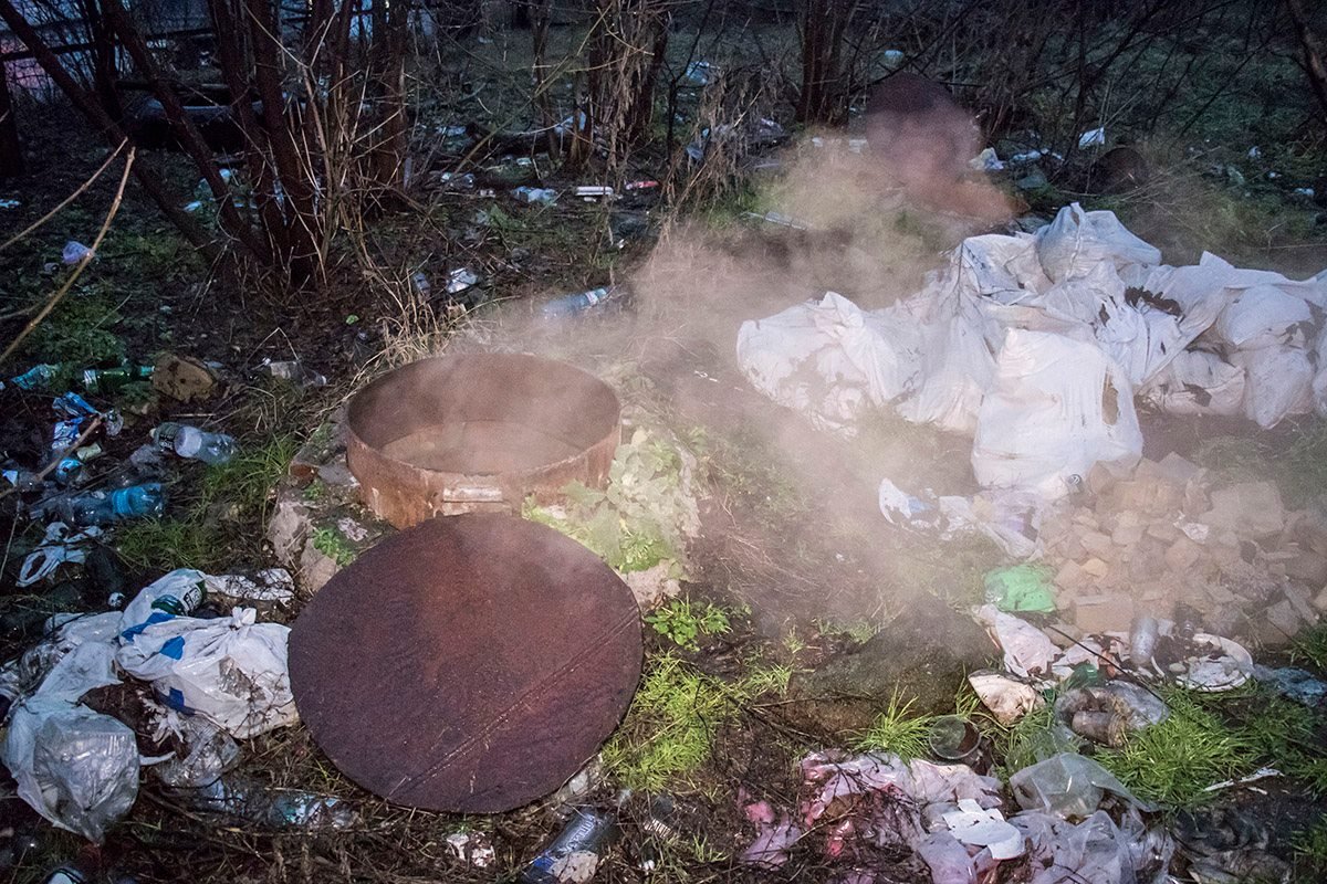 Из коллекторов откачивают воду