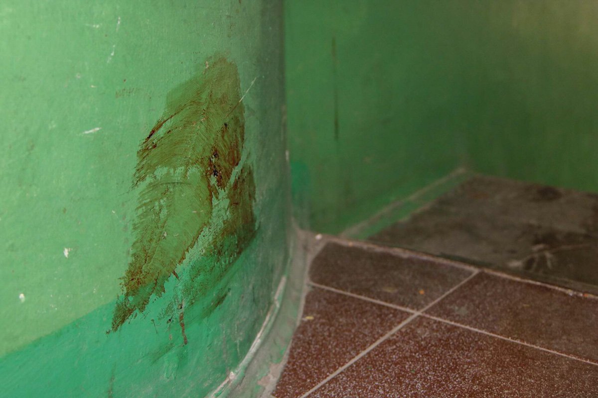 Весь подъезд в крови 