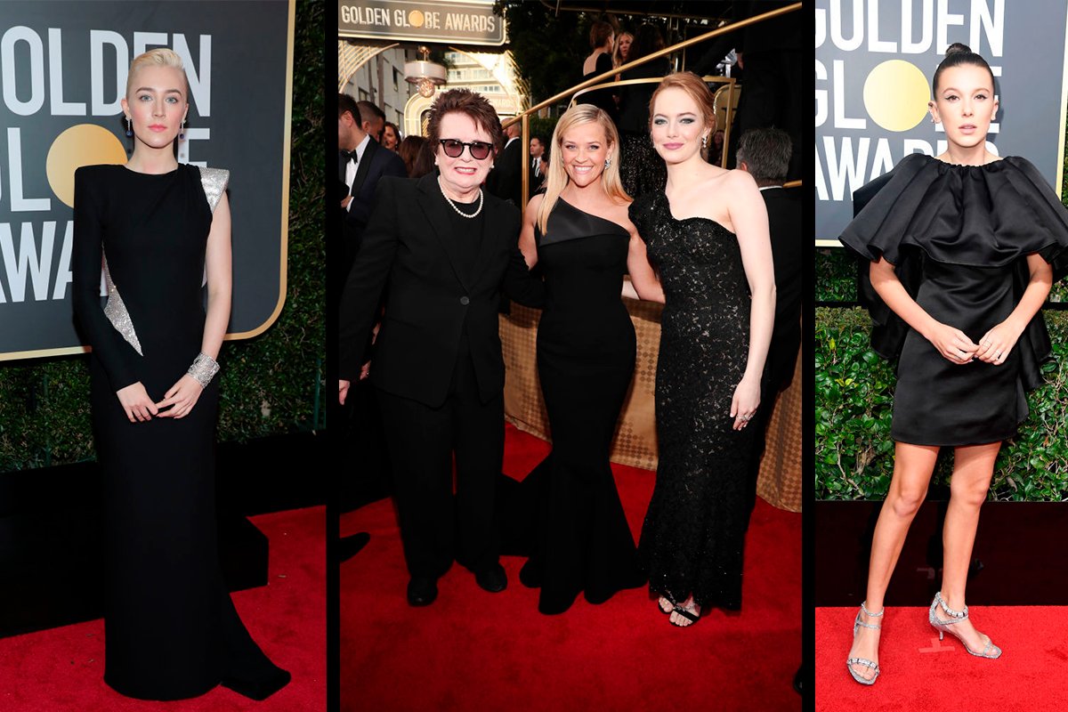 Сирша Ронан, Билли Джин Кинг, Риз Уизерспун и Эмма Стоун, Милли Бобби Браун