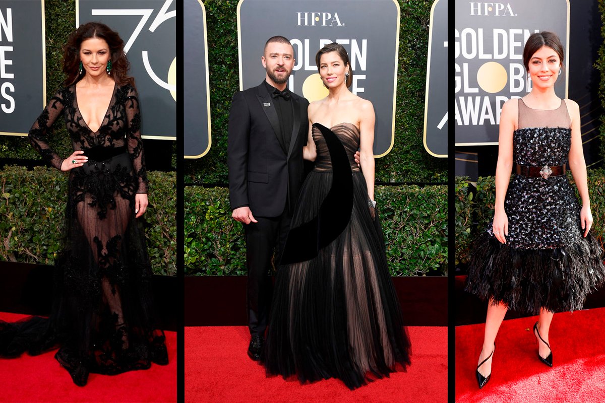 Кэтрин Зета-Джонс, Джастин Тимберлейк и Джессика Бил, Алессандра Мастронарди