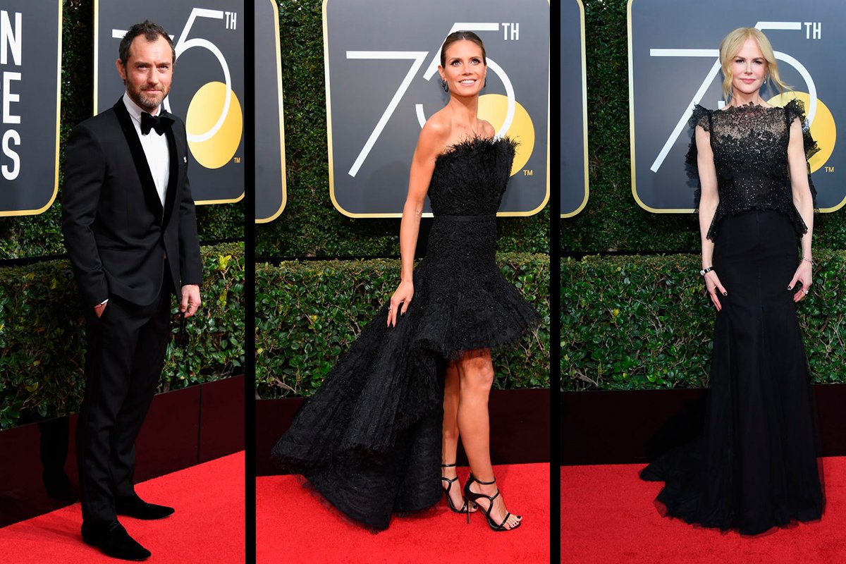 Джуд Лоу, Хайди Клум и Николь Кидман