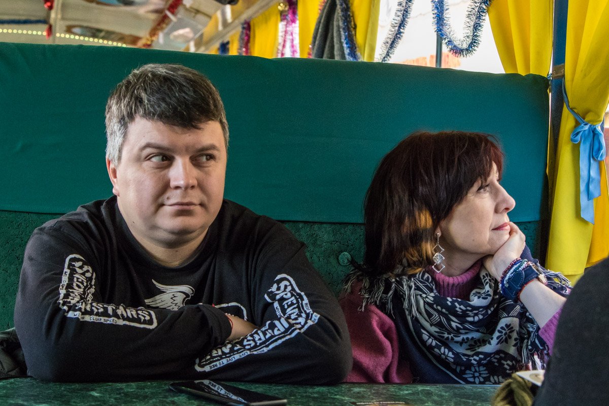 Пассажиры с удовольствием слушали истории о Киеве