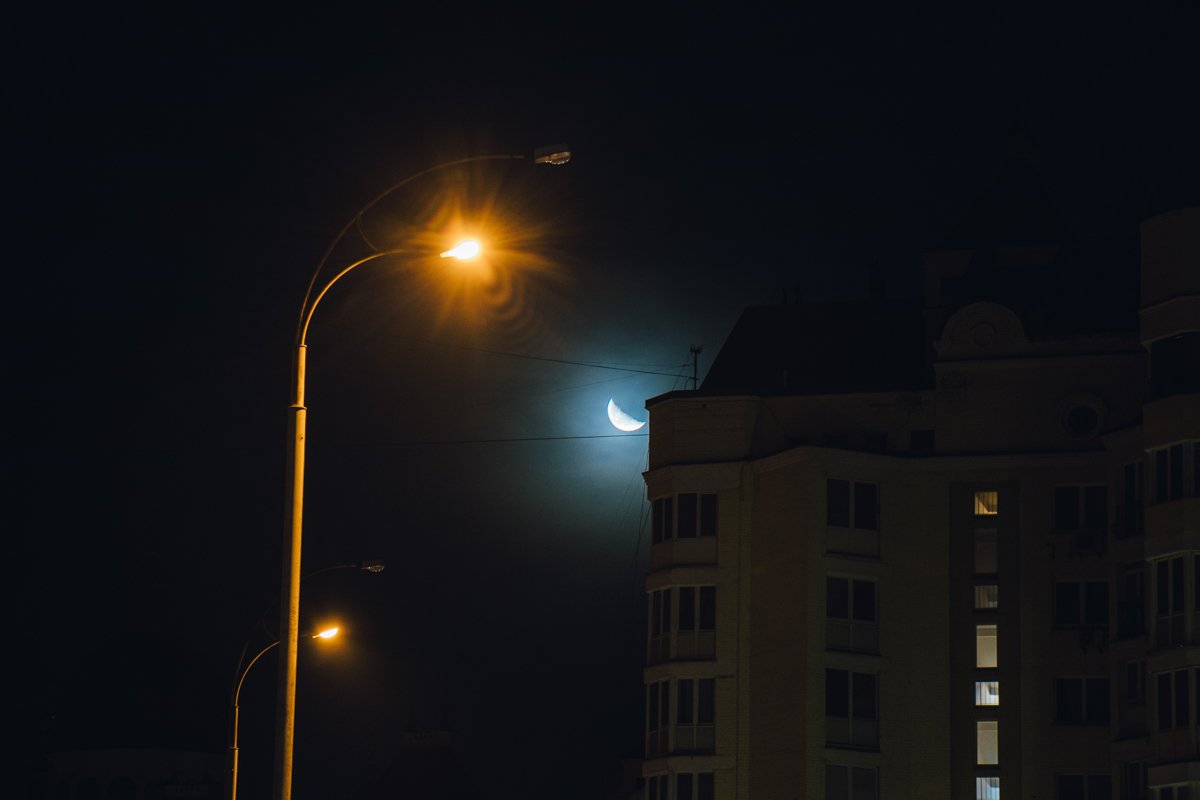 Этой ночью можно было насладиться безоблачным небом 