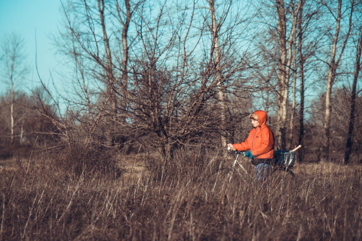 Прокатиться на велике по красивым местам 