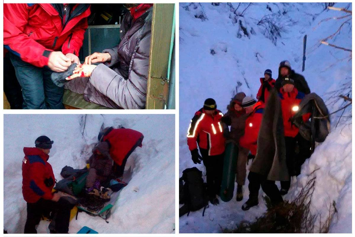 В Закарпатской области девушка из Киева упала с 300-метрового склона