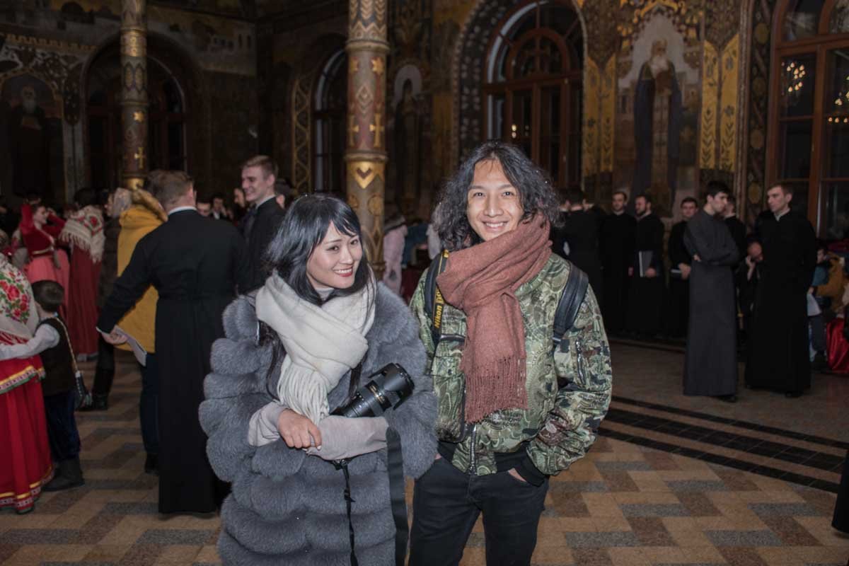 Иностранные гости на празднике