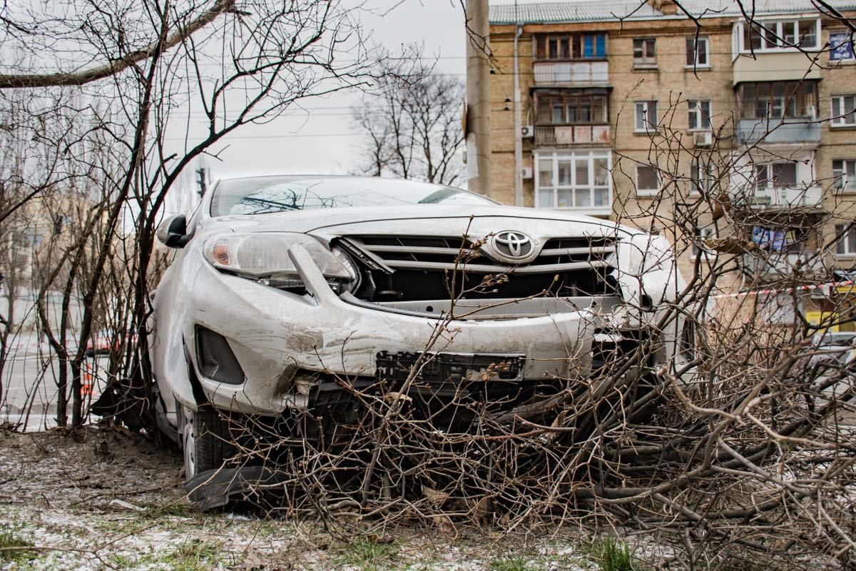 Водитель Toyota не пострадал