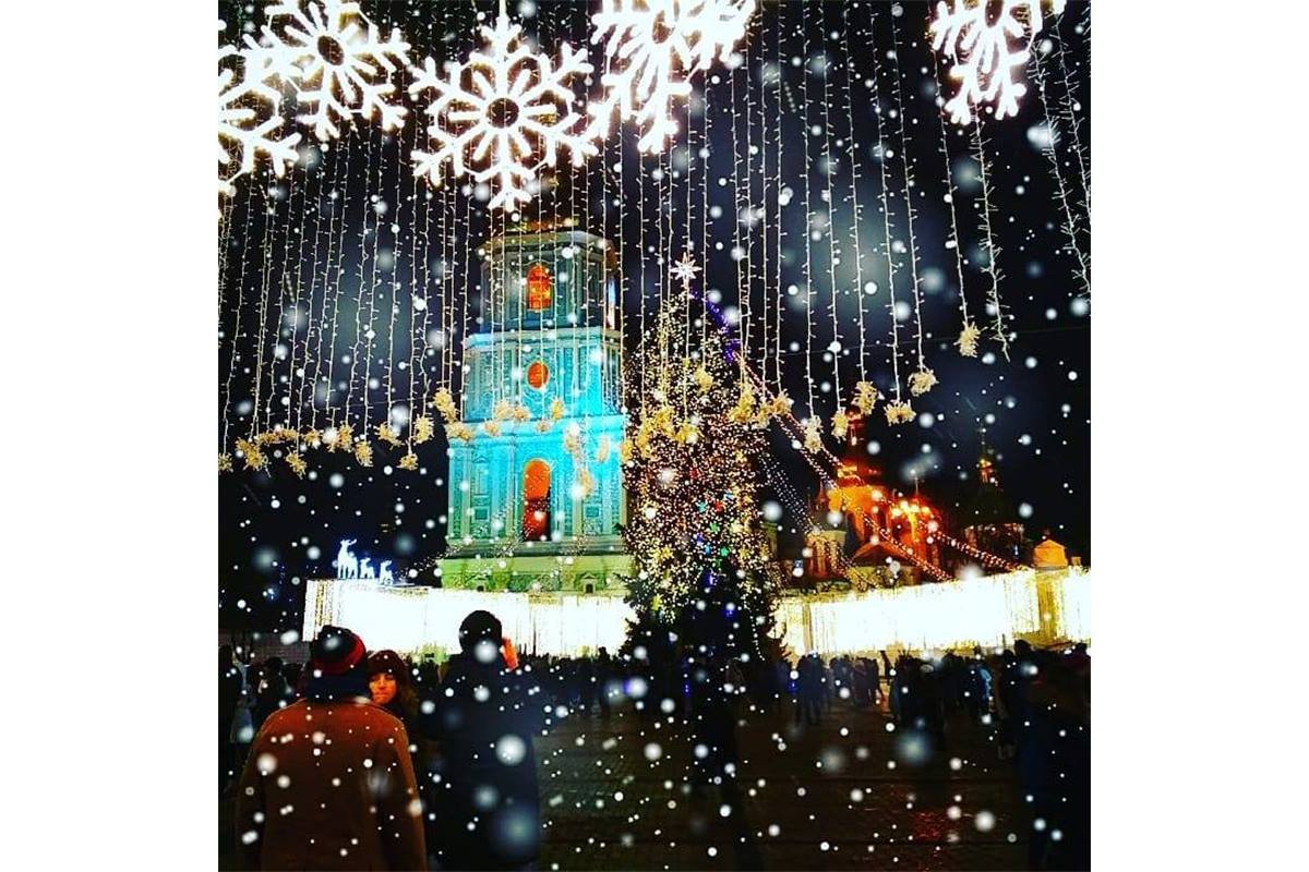 Идеальная зима на Софийской площади, фото: oleksandra_romashkova_91 Идеальная зима на Софийской площади, фото: oleksandra_romashkova_91