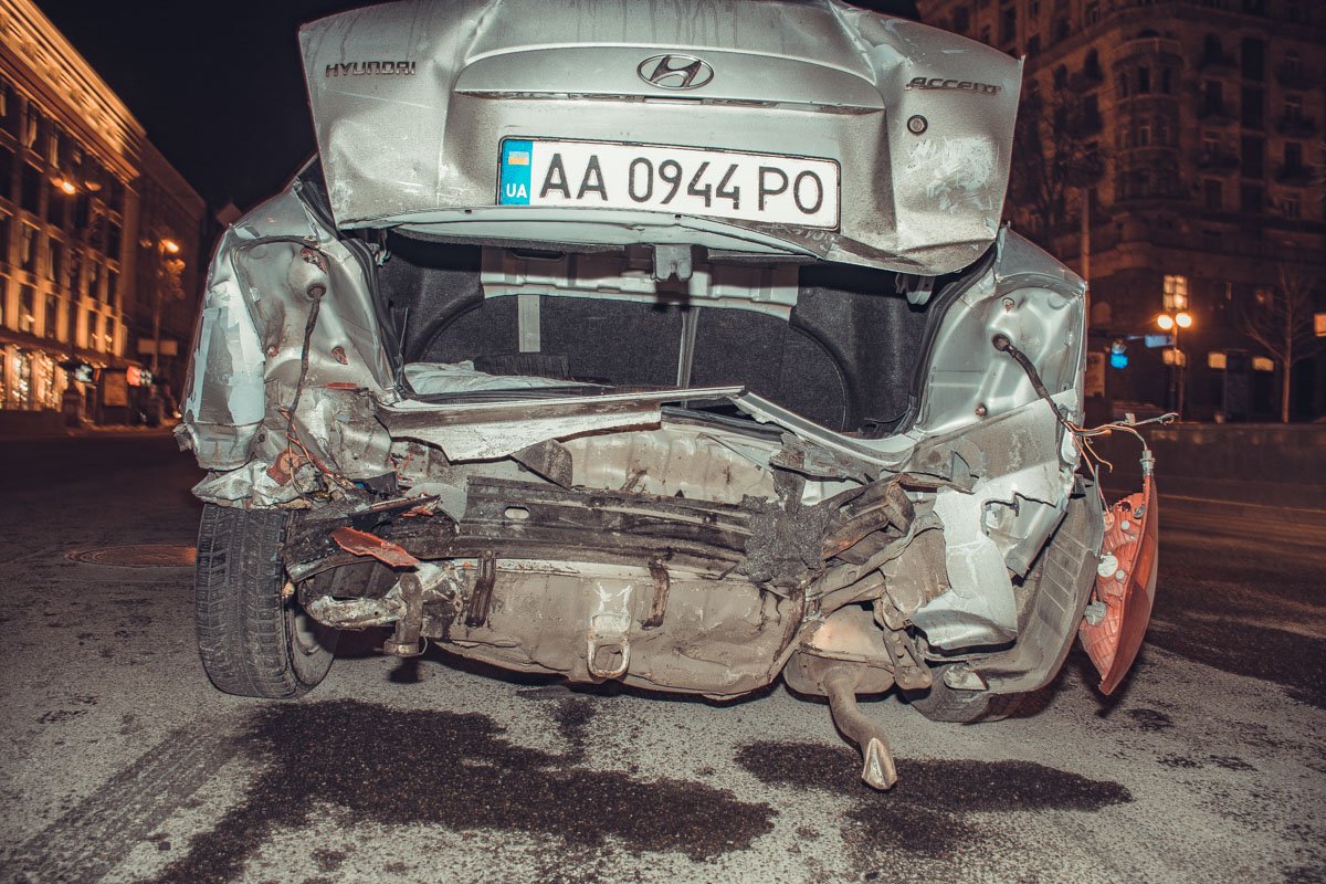 Одни из самых серьезных повреждений у Hyundai Accent Одни из самых серьезных повреждений - у Hyundai Accent