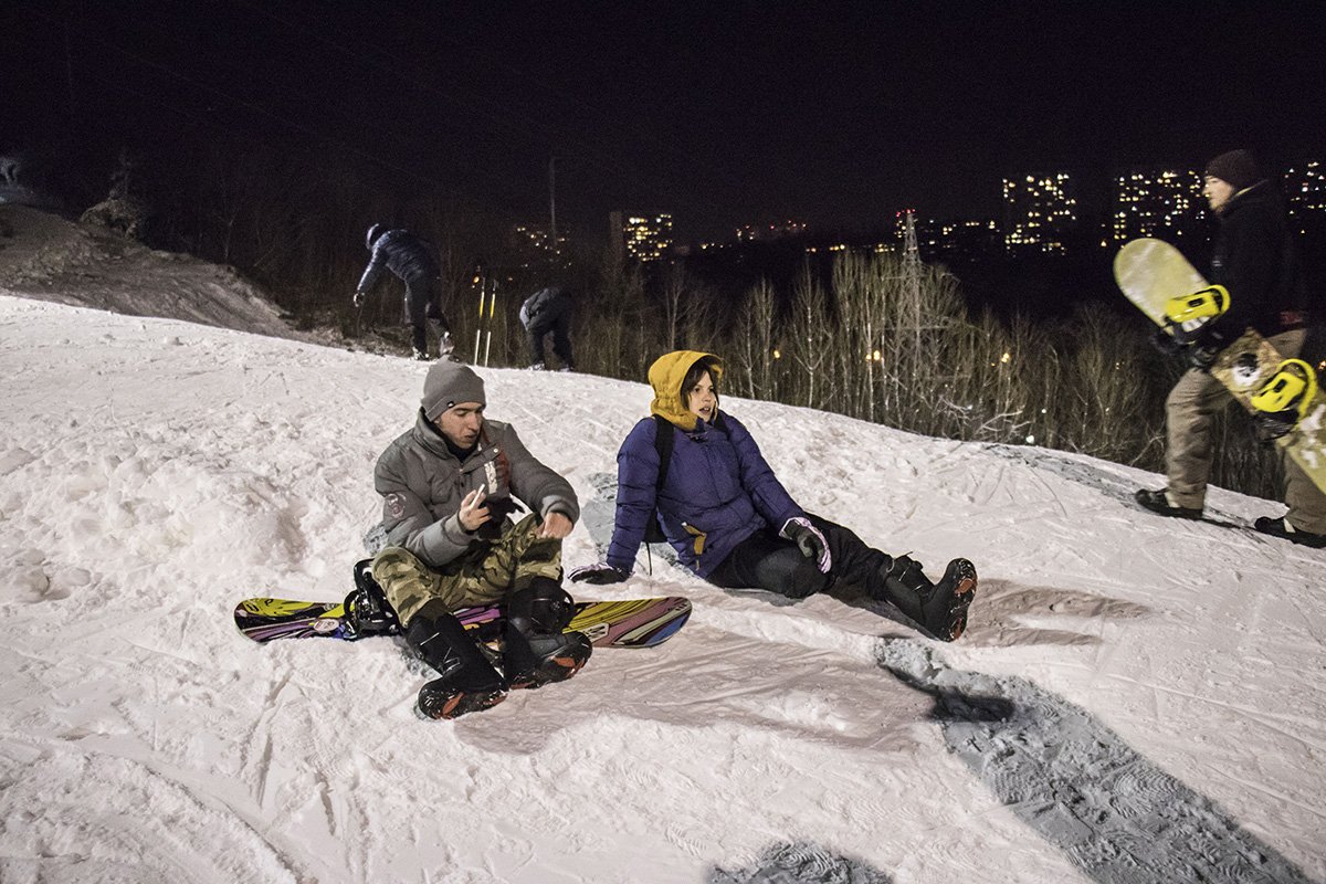 Небольшой привал после тренировки Небольшой привал после тренировки