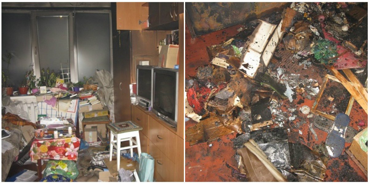 Мужчина убил тетку и чтобы скрыть следы преступления, поджег квартиру вместе с телом убитой
