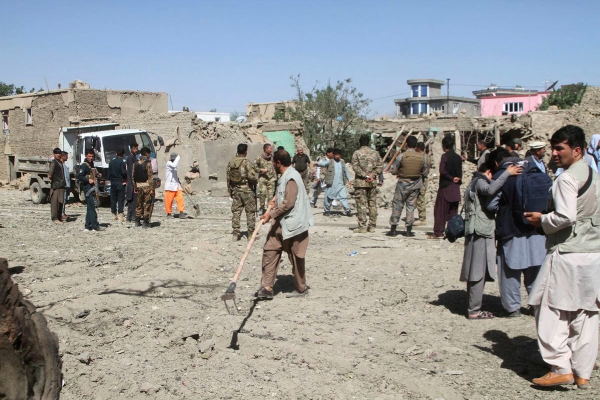 В результате взрыва пострадало немало детей В результате взрыва пострадало немало детей