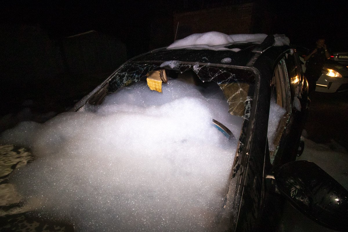 Горел автомобиль Hyundai Tucson Горел автомобиль Hyundai Tucson