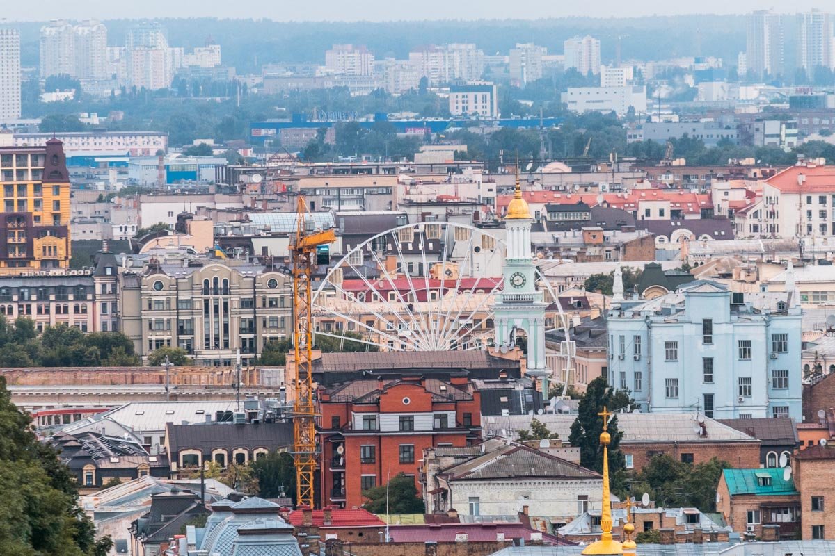 Старый Подол всегда впечатлял своими красками и архитектурой
