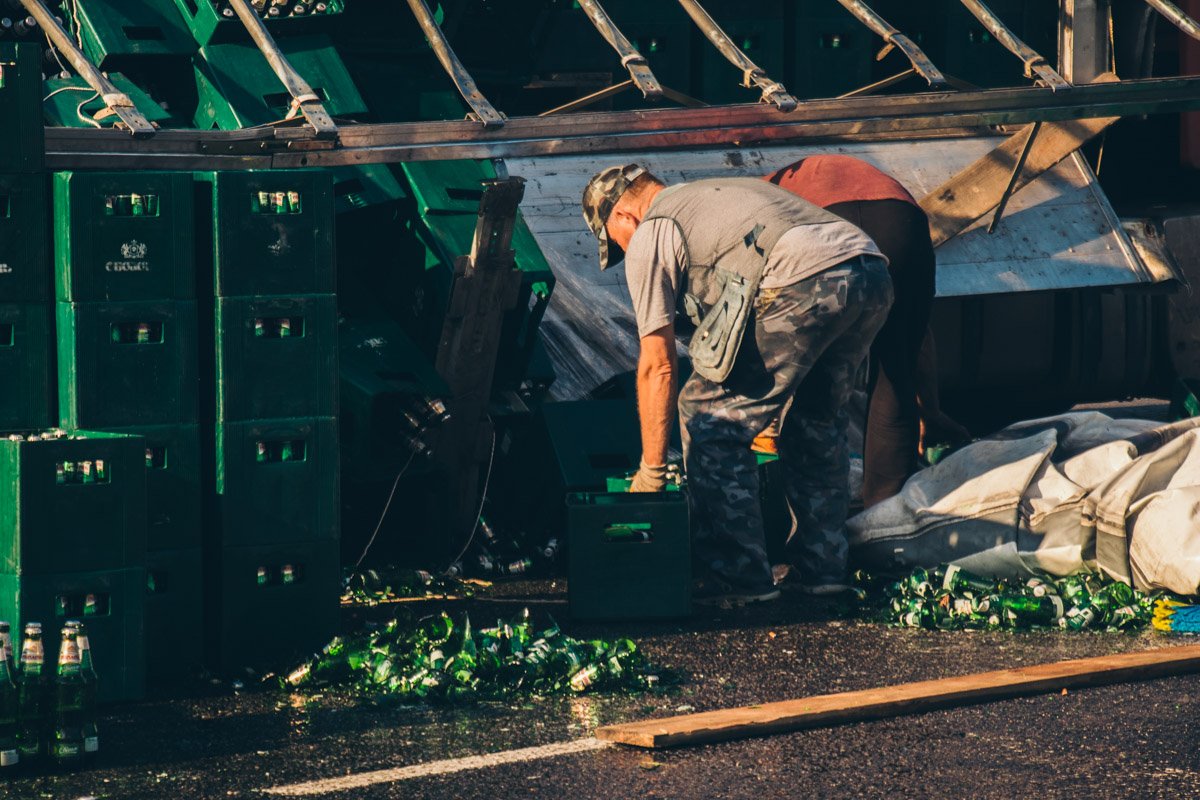 К счастью, люди в происшествии не пострадали