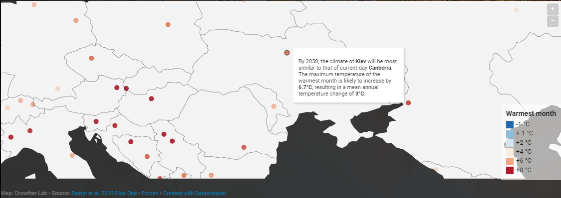Прогноз погоды на 2050 год в Киеве. Кажется, страдать от холодов нам не придется
