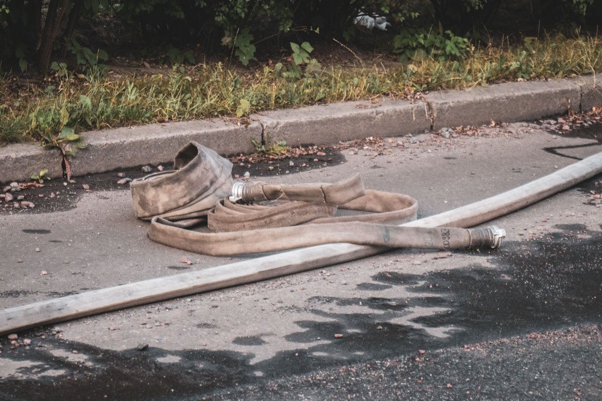 Площадь пожара составила 40 квадратных метров