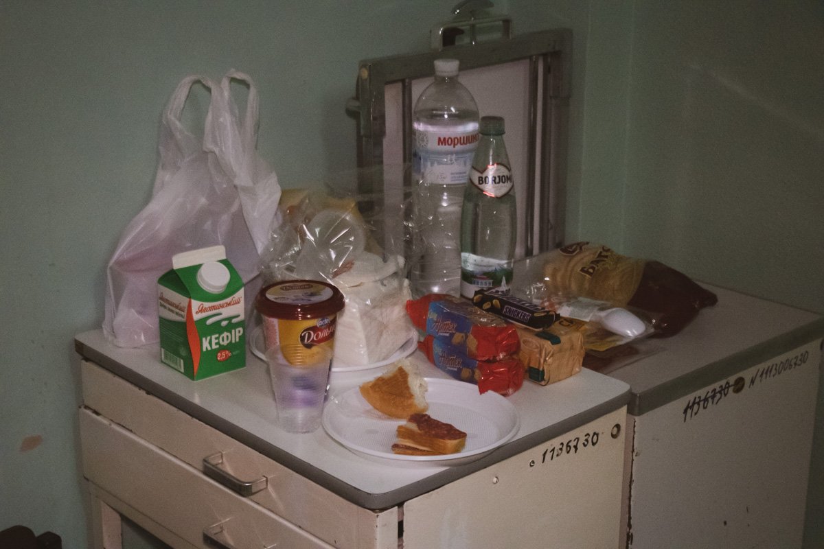 Ужин, принесенный небезразличными жителями Киева