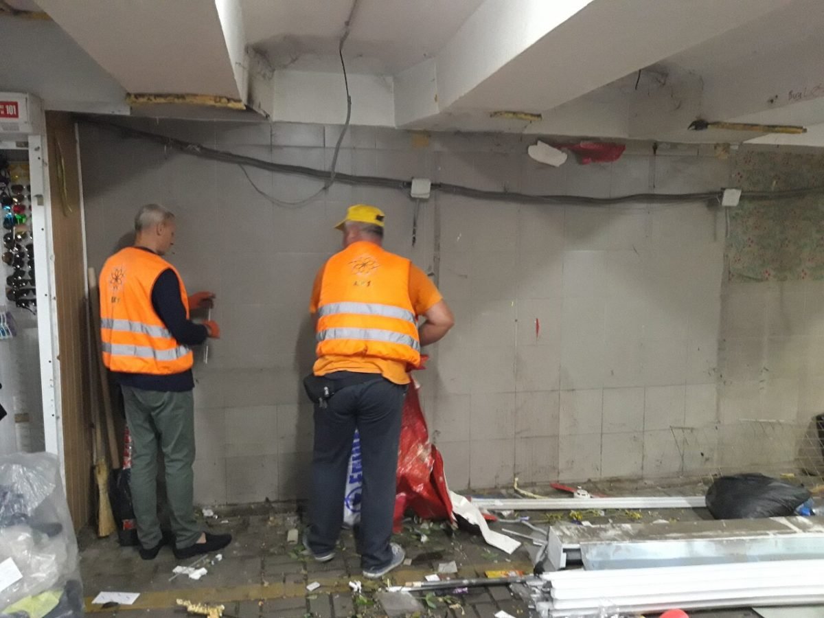 Благодаря демонтажу значительно улучшилась противопожарная безопасность перехода