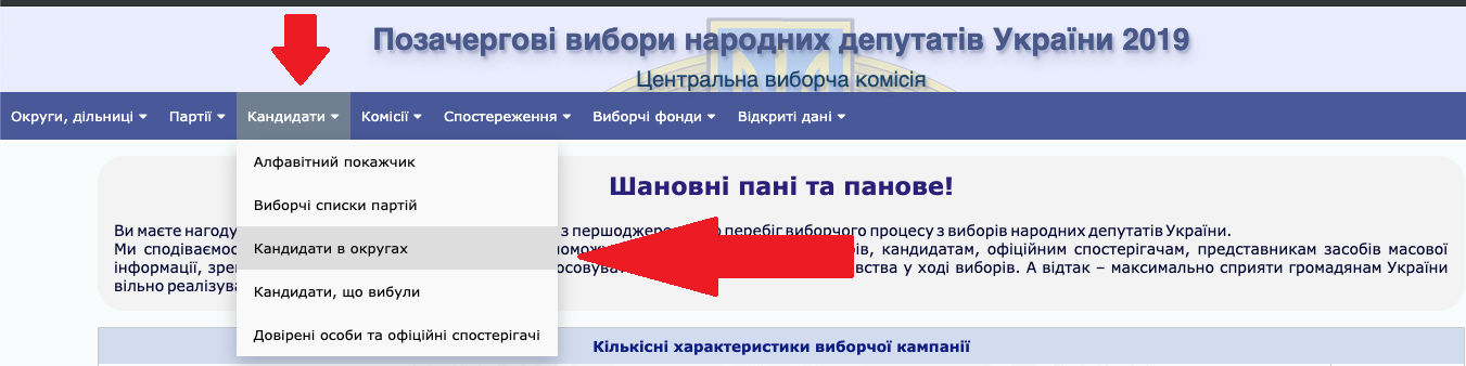 Парламентские выборы 2019: как найти свой округ и узнать полный список кандидатов 7
