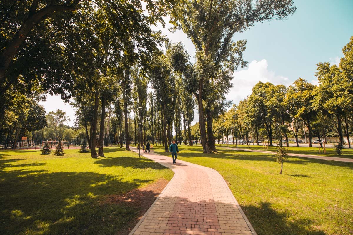 Люди уже опробовали новые аллеи