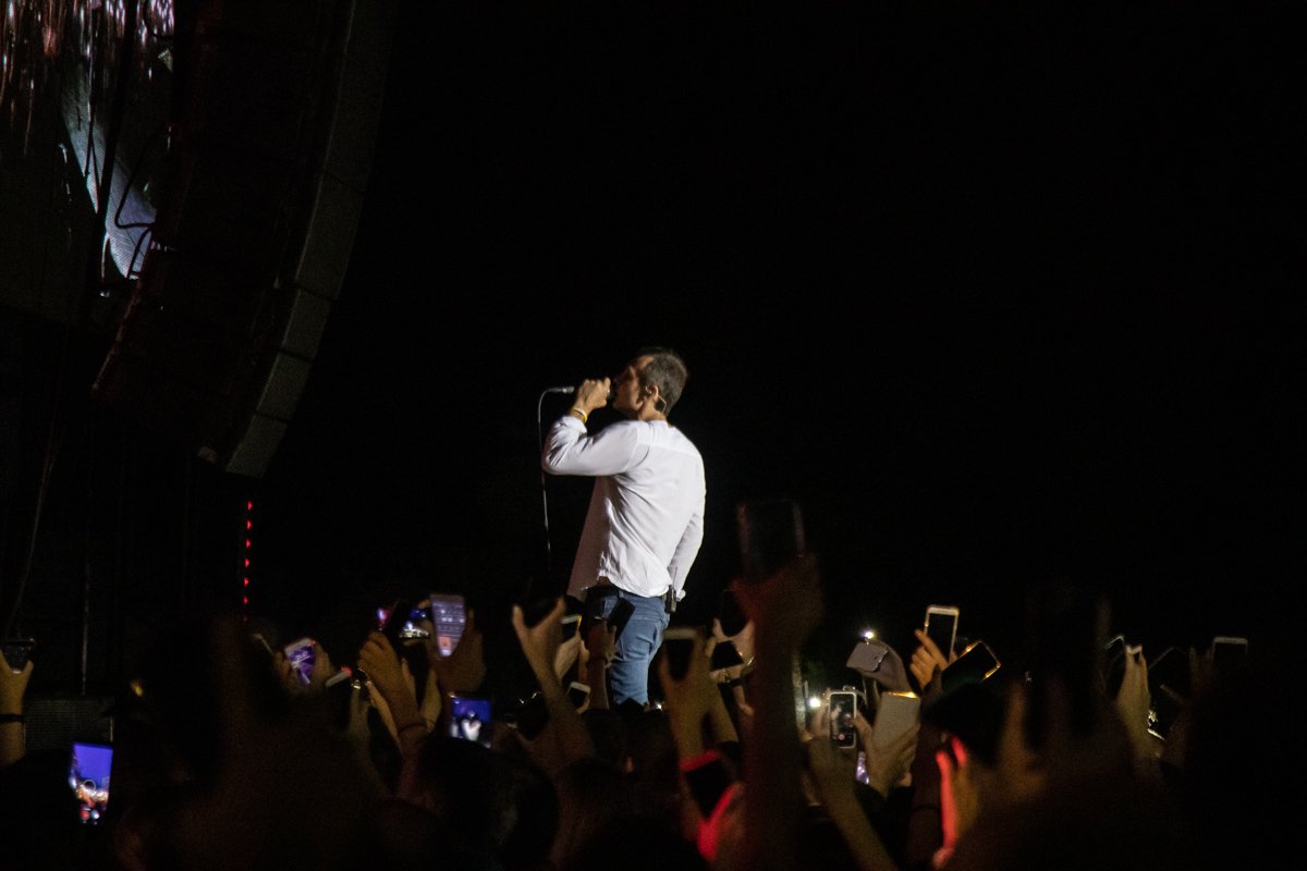 Вакарчуку удалось собрать по настоящему большое количество зрителей