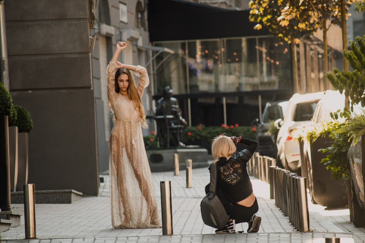 Самое лучшее время для фотосессии - утро, ведь Киев еще пуст