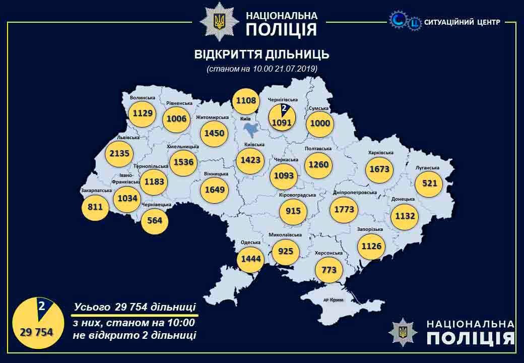 По состоянию на 10:00 не открыто 2 участка