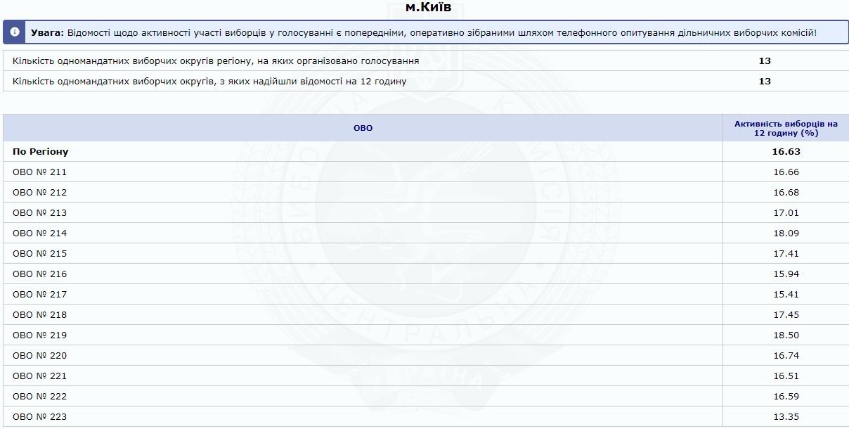 Парламентские выборы 2019: какая явка в Киеве и области 1