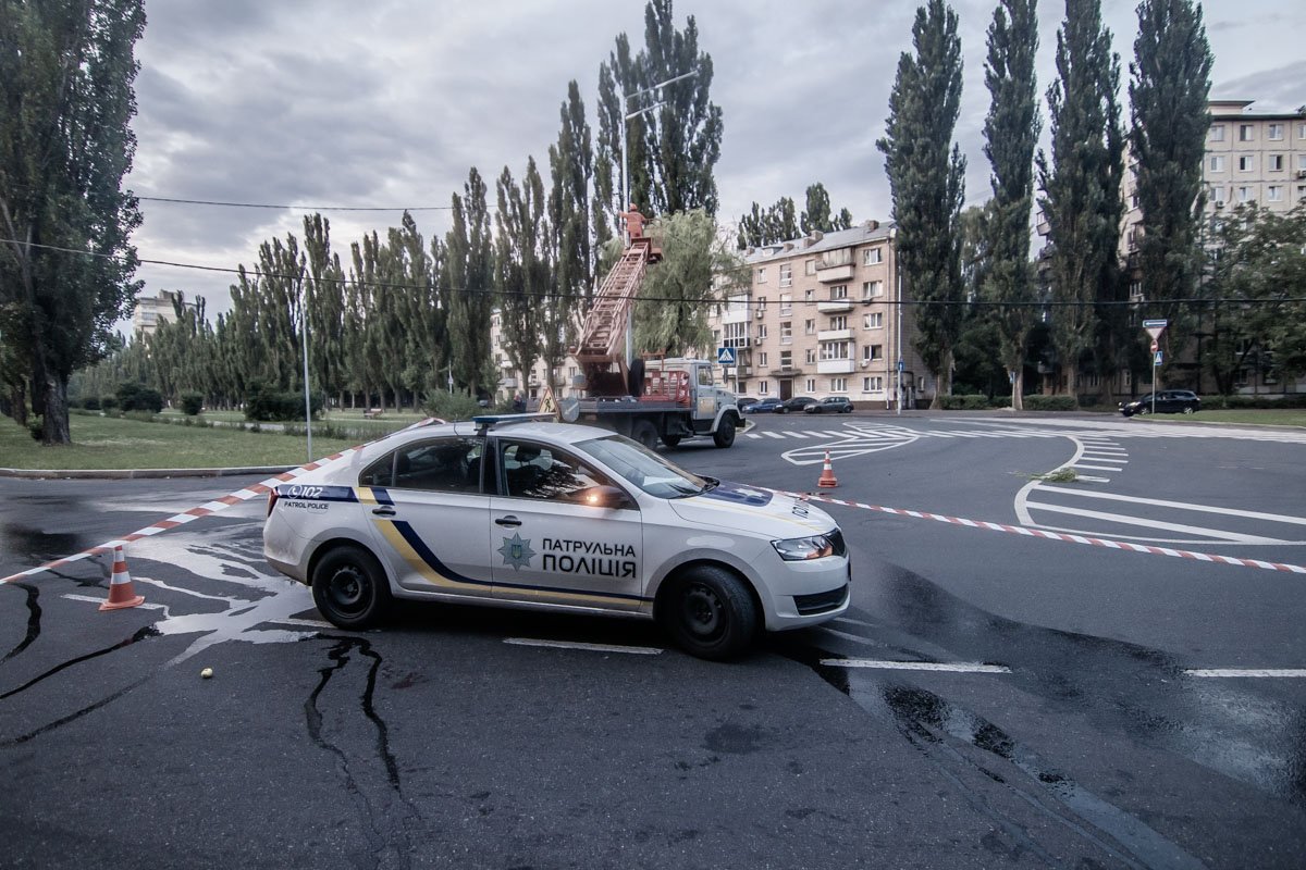 В Киеве на бульваре Академика Вернадского произошло ДТП