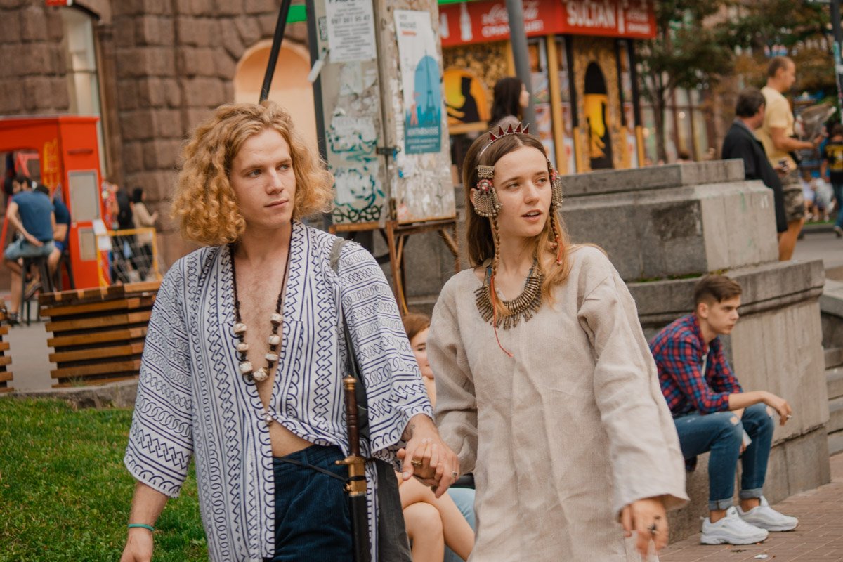 Хиппи в городе Хиппи в городе