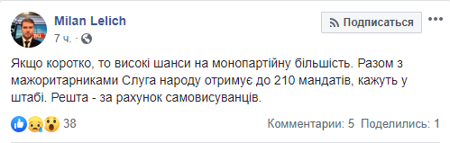 Тоже итоги выборов, но букв для их подведения потребовалось намного меньше Тоже итоги выборов, но букв для их подведения потребовалось намного меньше