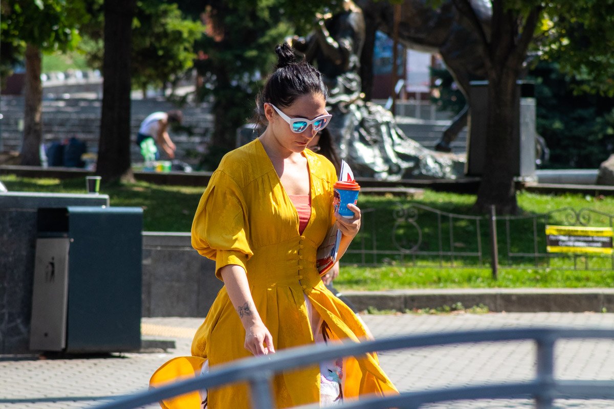 В обеденное время можно зарядиться солнечными лучами