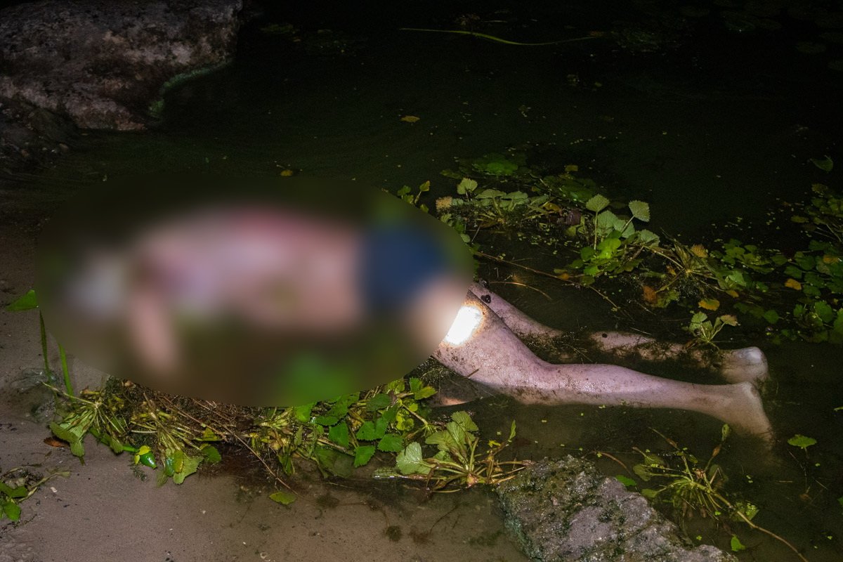 Погибший был только в плавках