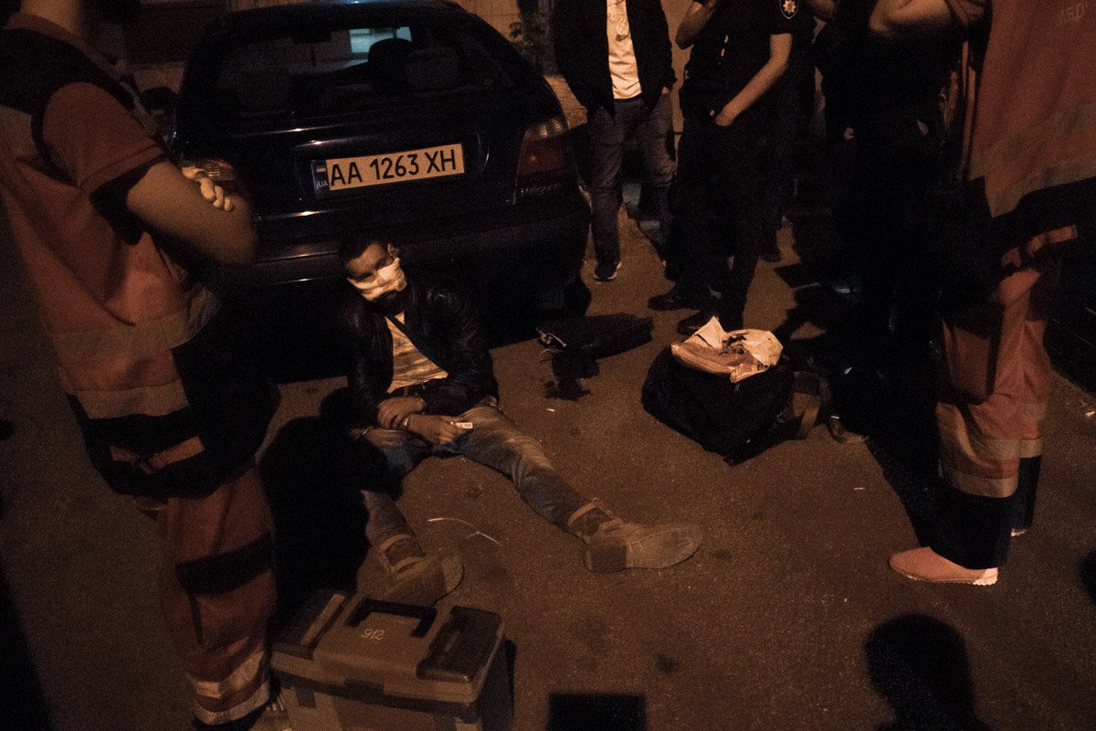 Задержанный только недавно вышел из тюрьмы 