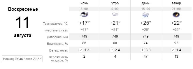 Днем в воскресенье ожидается проливной дождь Днем в воскресенье ожидается проливной дождь