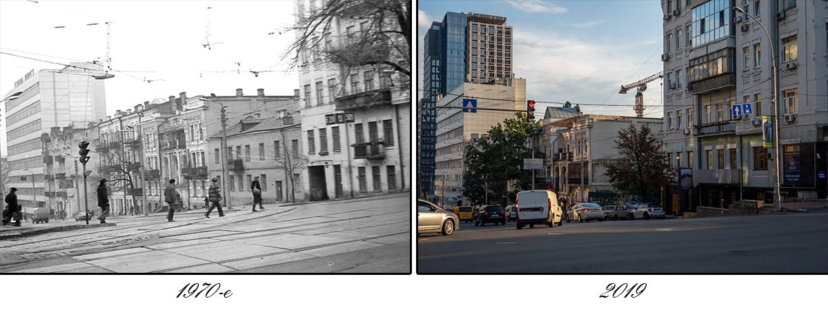 Сейчас улица Антоновича выглядит более оживленной Сейчас улица Антоновича выглядит более оживленной