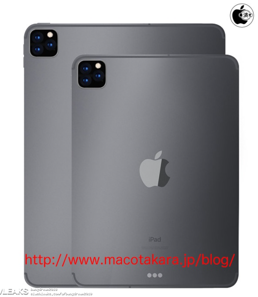 В сети появились рендеры iPad Pro 2019 и iPad 7 В сети появились рендеры iPad Pro 2019 и iPad 7
