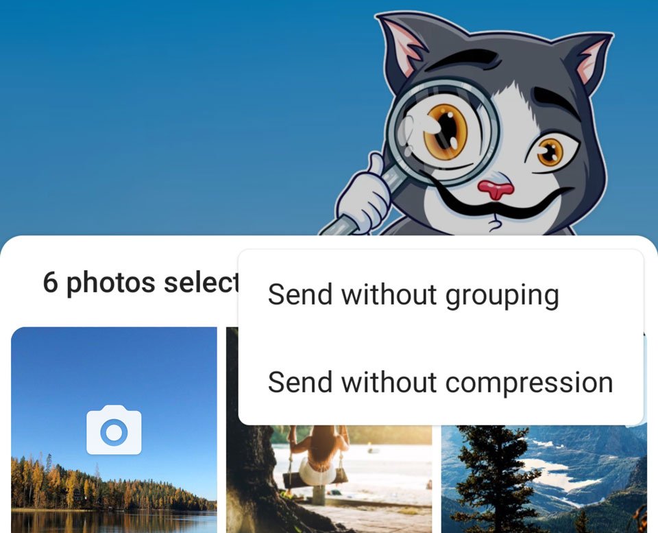 Новое обновление в Telegram Новое обновление в Telegram