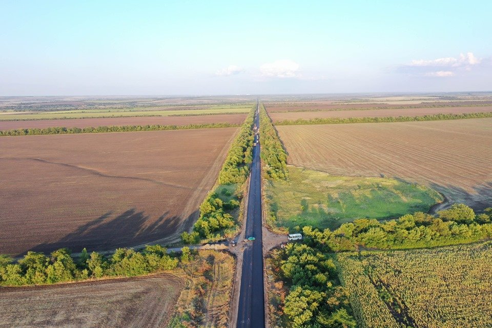 Вот так сегодня выглядит трасса с высоты