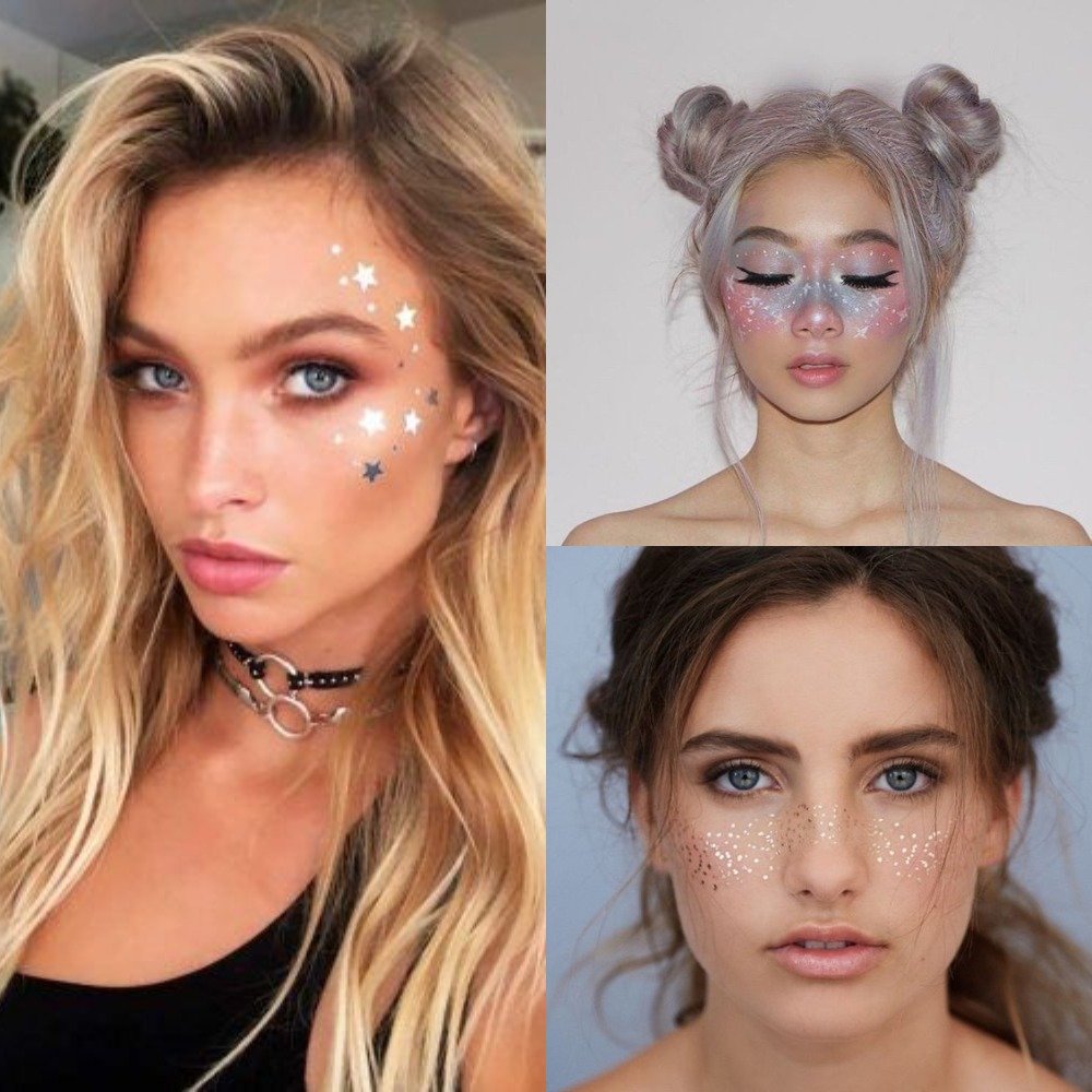 Вариации космического макияжа 