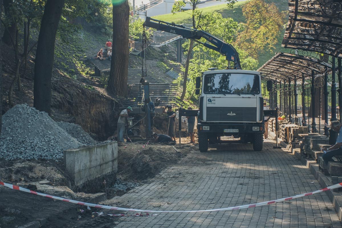 Работы над новыми ступенями идут полным ходом