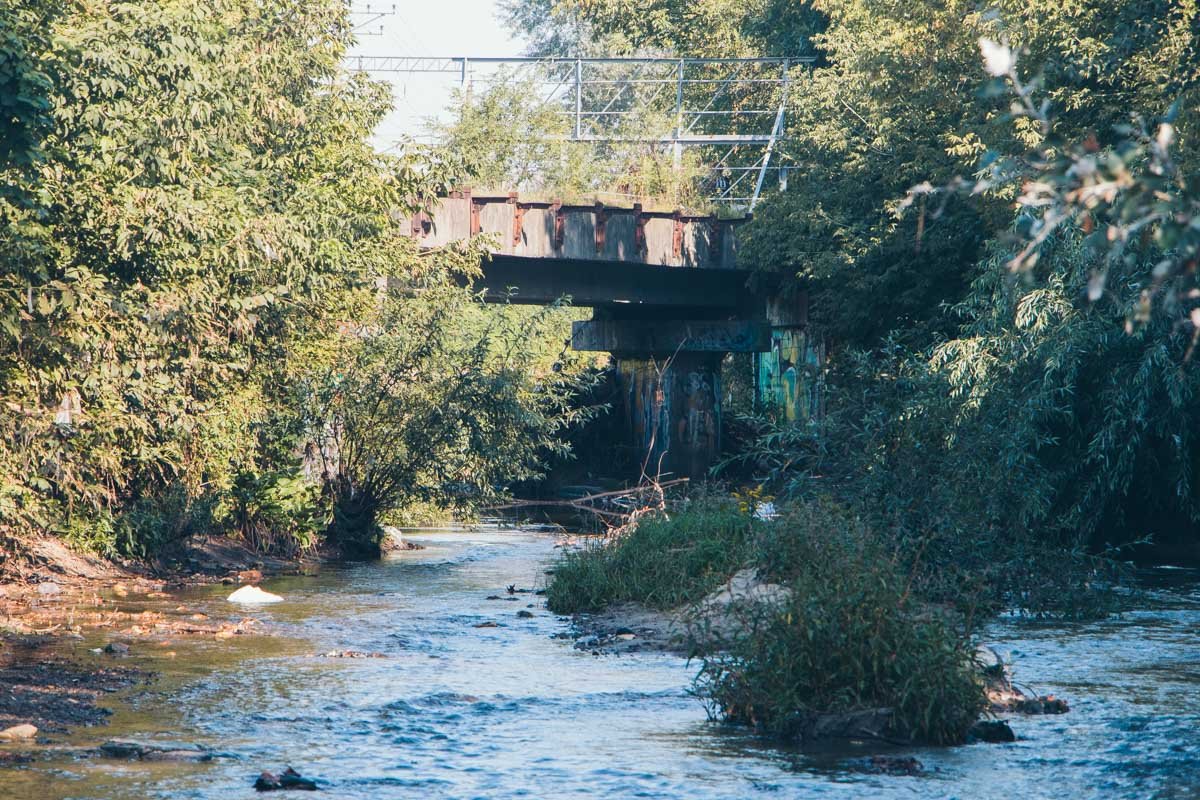 Однако в других местах видно, что реке и правда нужна помощь