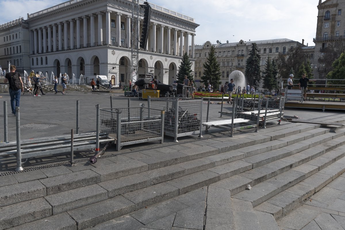 Торжественная часть, а именно Марш защитников Украины, пройдет в самом центре столицы на Майдане Независимости