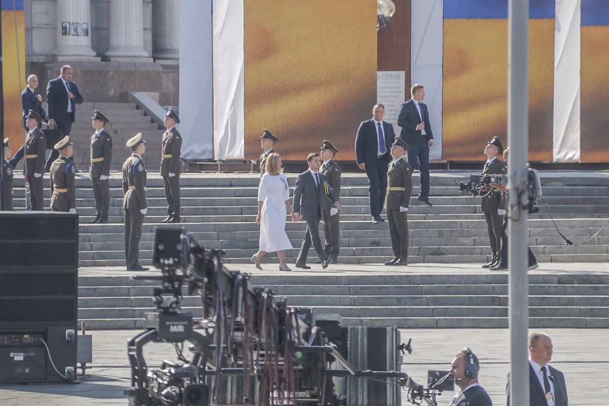 Президент Украины вместе с первой леди