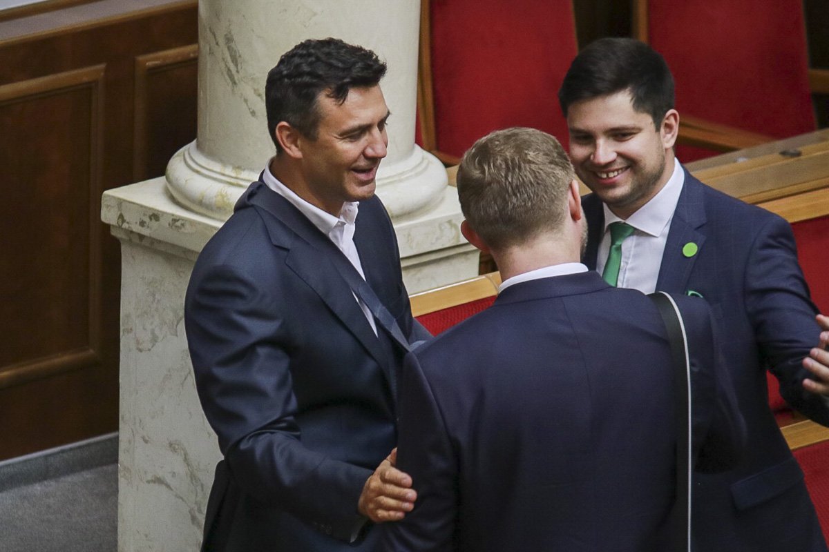 Тищенко с сопартийцами 