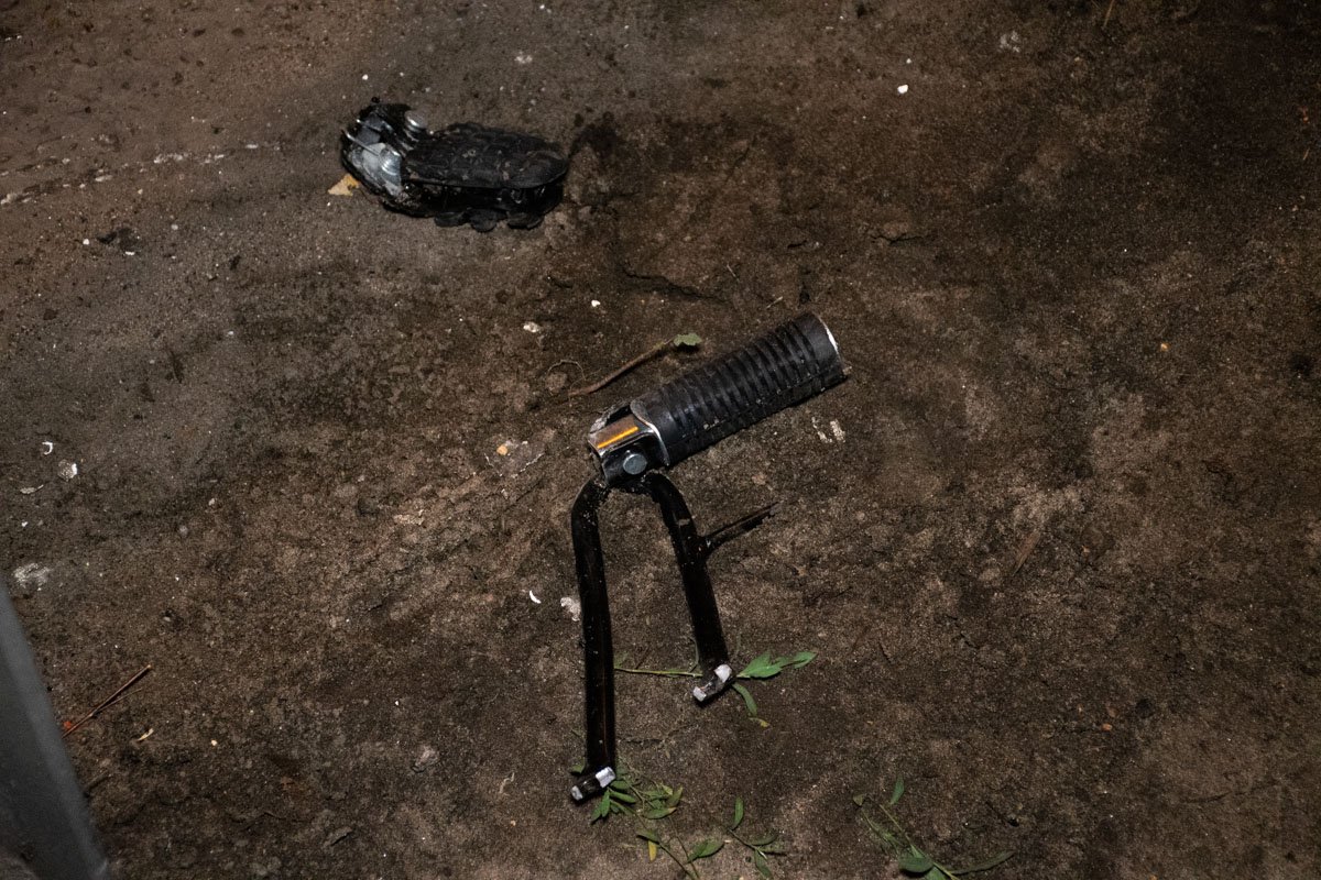 В результате столкновения пострадал мужчина-байкер