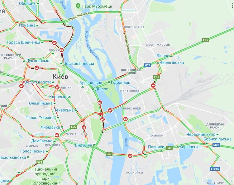 Ситуация на мостах Ситуация на мостах