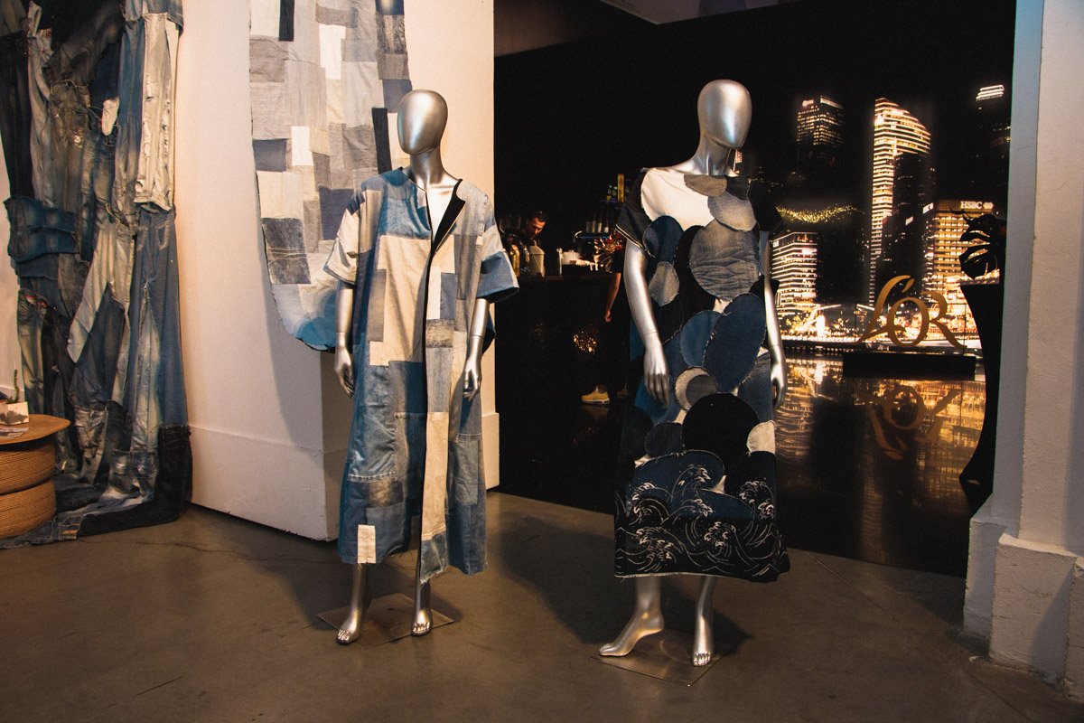 Пальто и платье из старой одежды