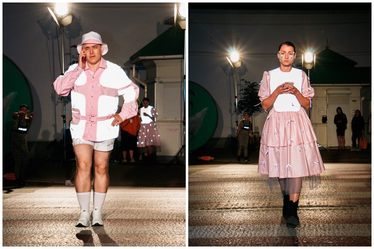 Перформеры-модели показали 10 лучших работ финалистов конкурса Safe Fashion, который проводили ROZETKA и Ukrainian Fashion Week